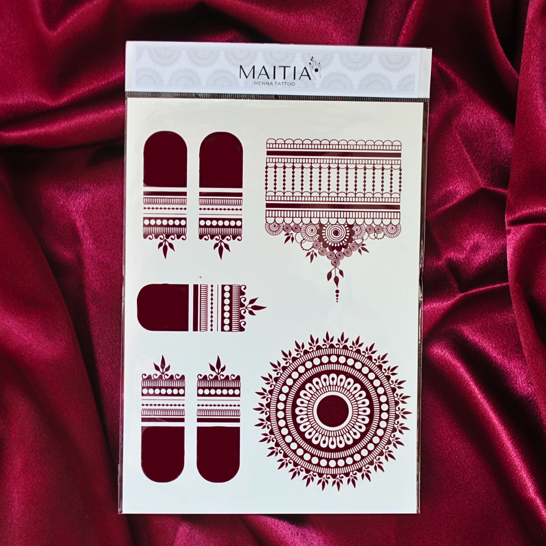 ALYA - Tatouage temporaire henné en sticker