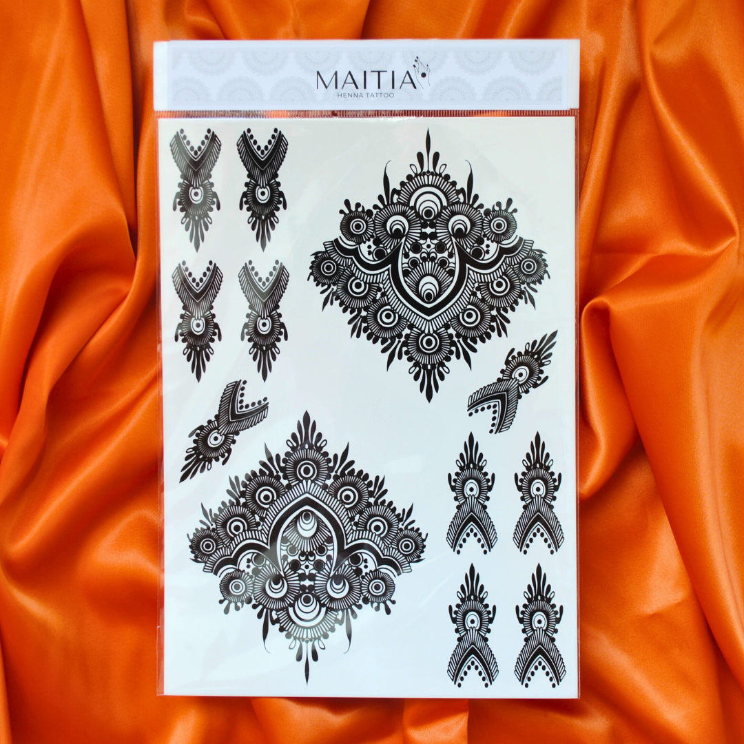 SHAZIA - Tatouage temporaire henné en sticker