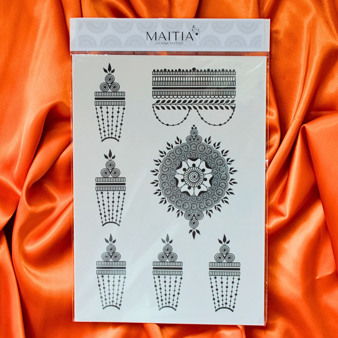 NAMBRA - Tatouage temporaire henné en sticker