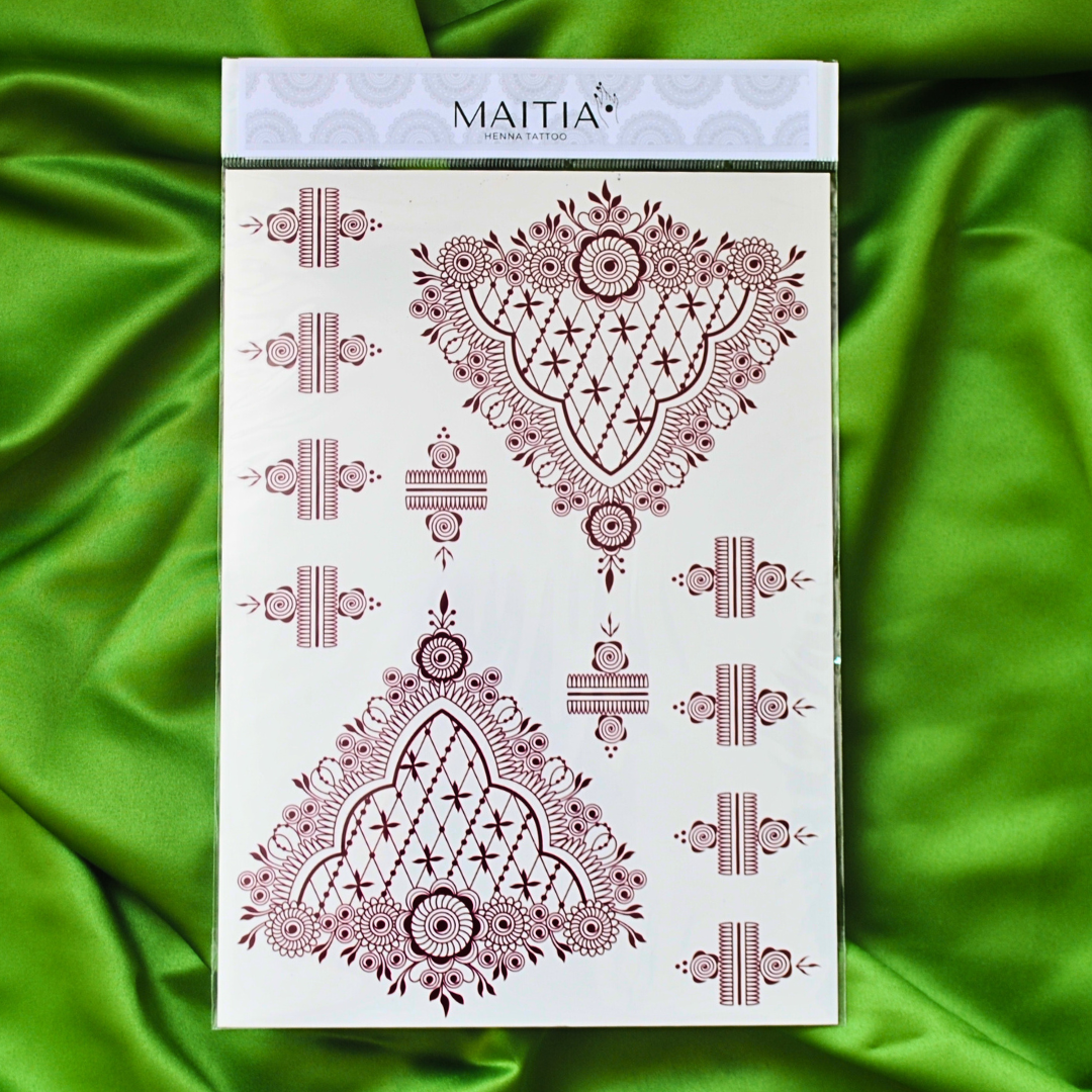 PAKIZA - Tatouage temporaire henné en sticker