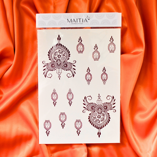 SADIA - Tatouage temporaire henné en sticker
