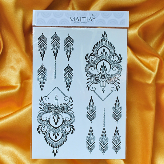 MAIRA - Tatouage temporaire henné en sticker