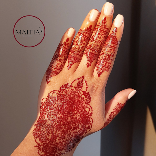 ATIQA - Tatouage temporaire henné en sticker